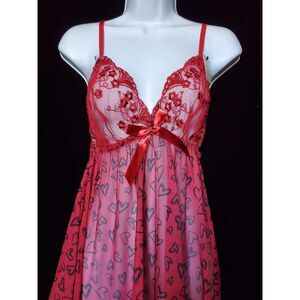 NWT Spree Intimates 2-Piece Lingerie Set, L (Fits XL)  Cherry Love Style 2650BD